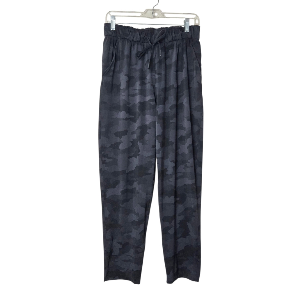 Lululemon Women‎ Keep Moving Pant 7/8 High-Rise Incognito Camo Multi Grey Size 8